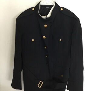 Marine Corps officers dress blue jacket with belt size 54 regular